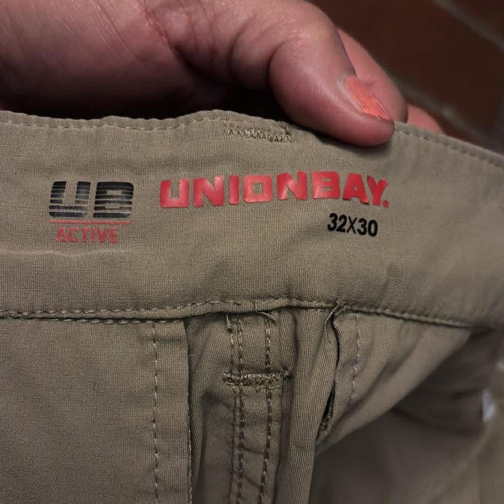 UNIONBAY Men's Khaki Chinos - Picture 3 of 9